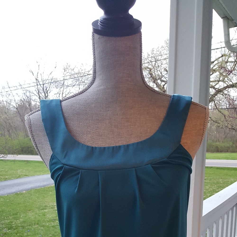 Teal Sleeveless Shirt